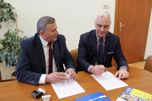 Podpisanie umowy o współpracy z Wyższą Szkołą Finansów i Prawa w Bielsku-Białej